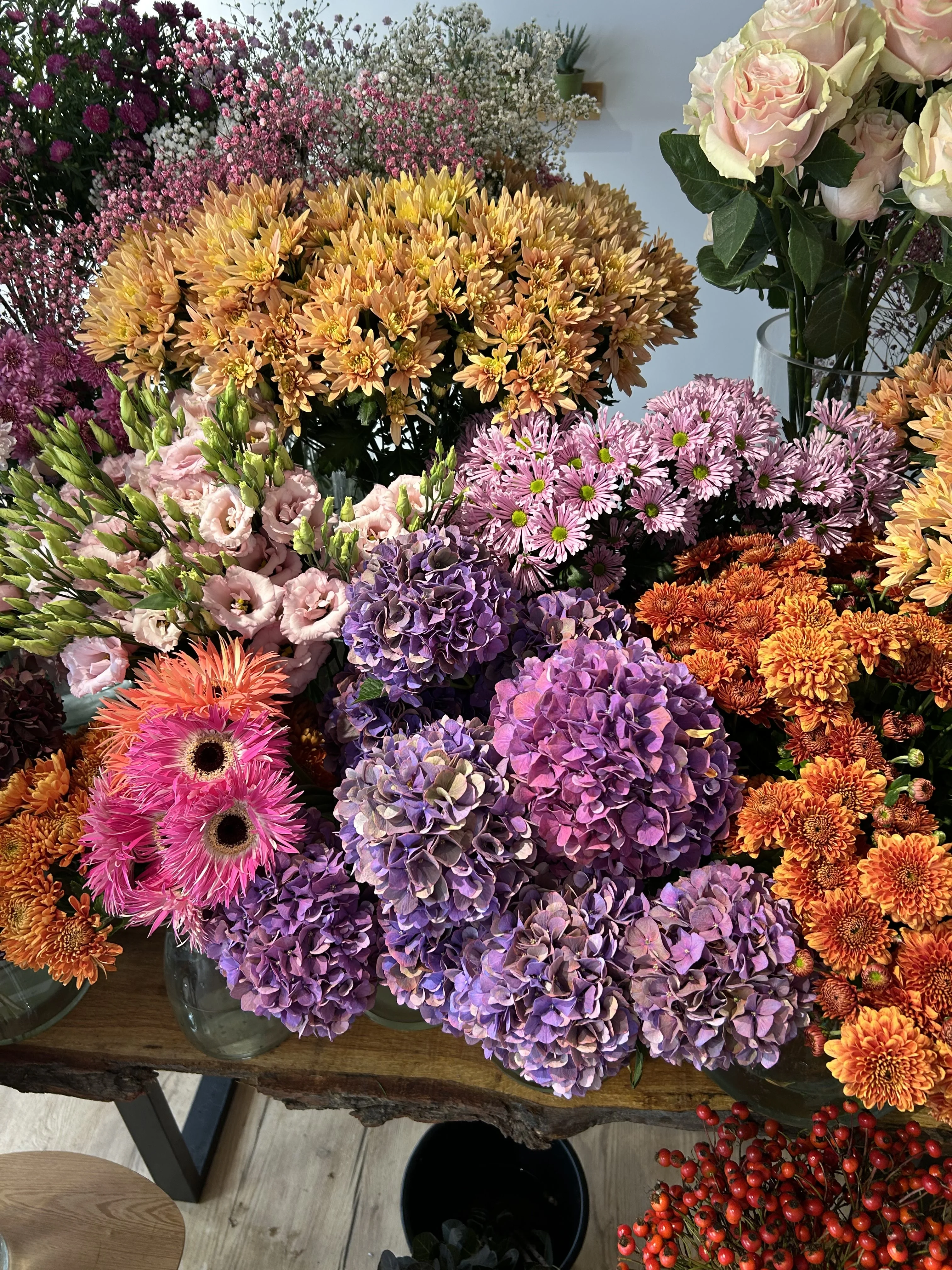 Vitrine fleurie de Maison Florale Mélina